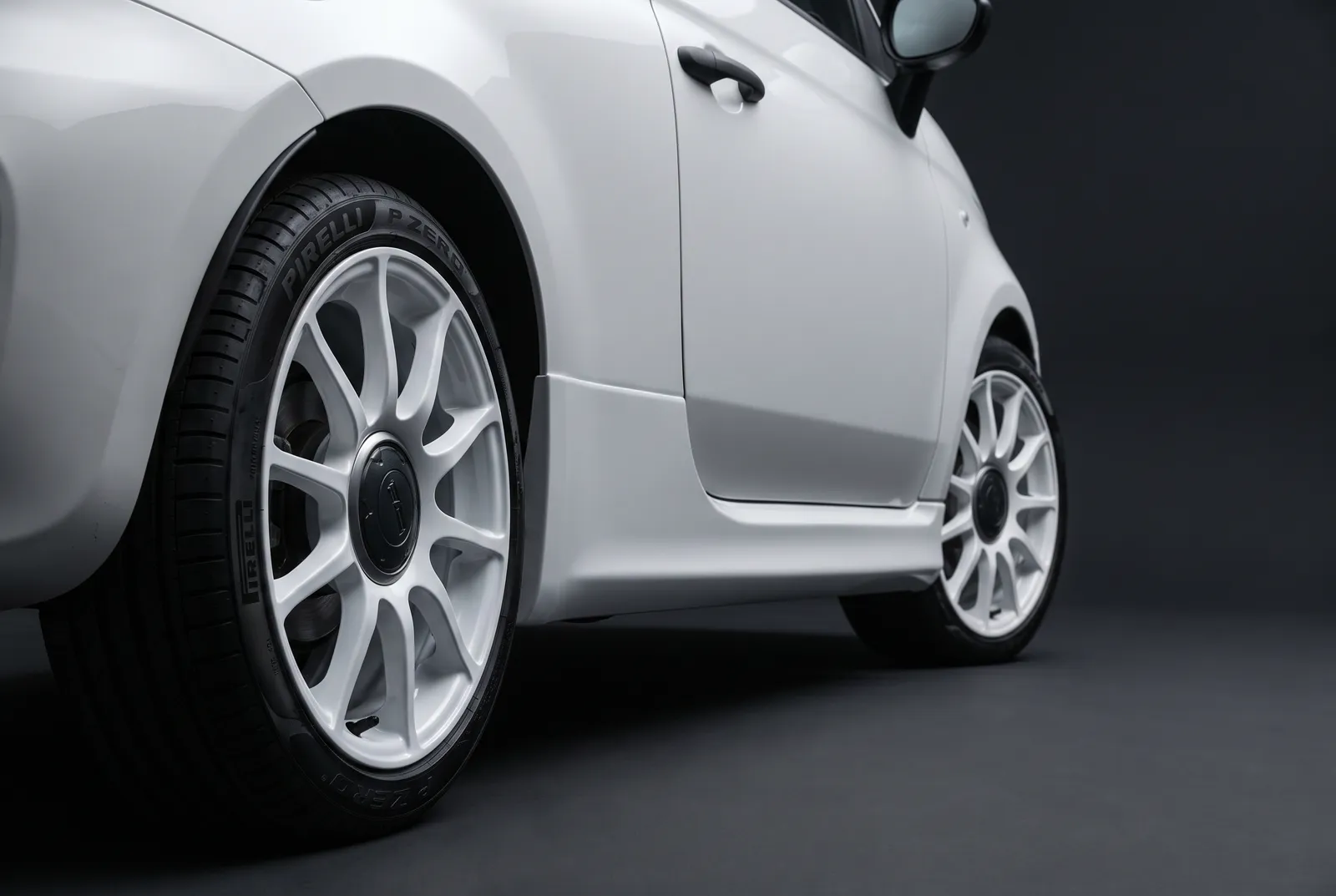 Detail van een Abarth